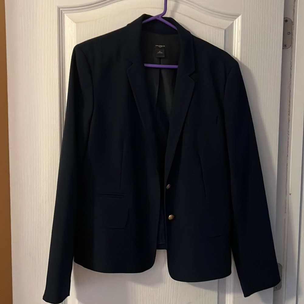 Women’s Blue Blazer, Ann Taylor, size 12